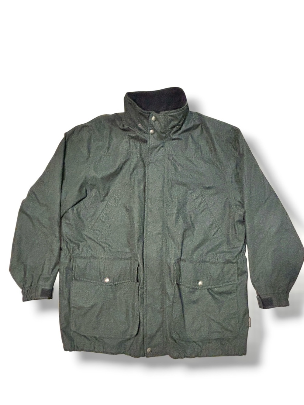 PACIFIC TRAIL Green Fleece Lined Cinch Waist Coat Size XL VINTAGE